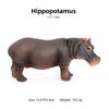 Realistic Solid Hippopotamus Model, Small Hippo Bull and Hippo Cow Figures Toy Set for Home Decor