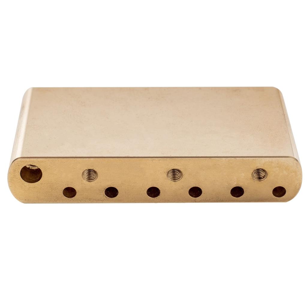 Musiclily Ultra Messing 36mm Kurzer Tremoloblock Saite Hergestellt in China für Squier Affinity Stratocaster Tremolobrücke MIM-Stil (10,5 mm Rastermaß) Vor 2020