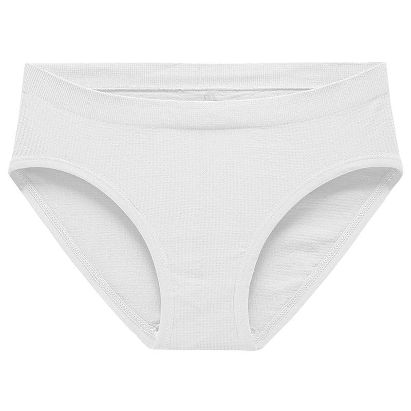 Women's Seamless Plus Size Comfortable Mid-Rise Breathable Cotton Hip-Lifting Panties