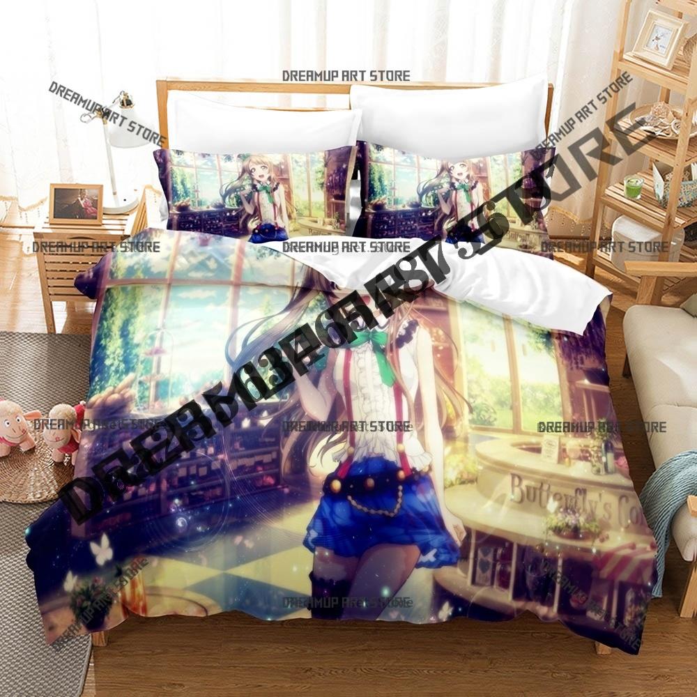 Fashion Love Live Kotori Minami Bedding Set Single Twin Full Queen King Size Bed Set Kids Bedroom Duvetcover Sets Bed Sheet Set