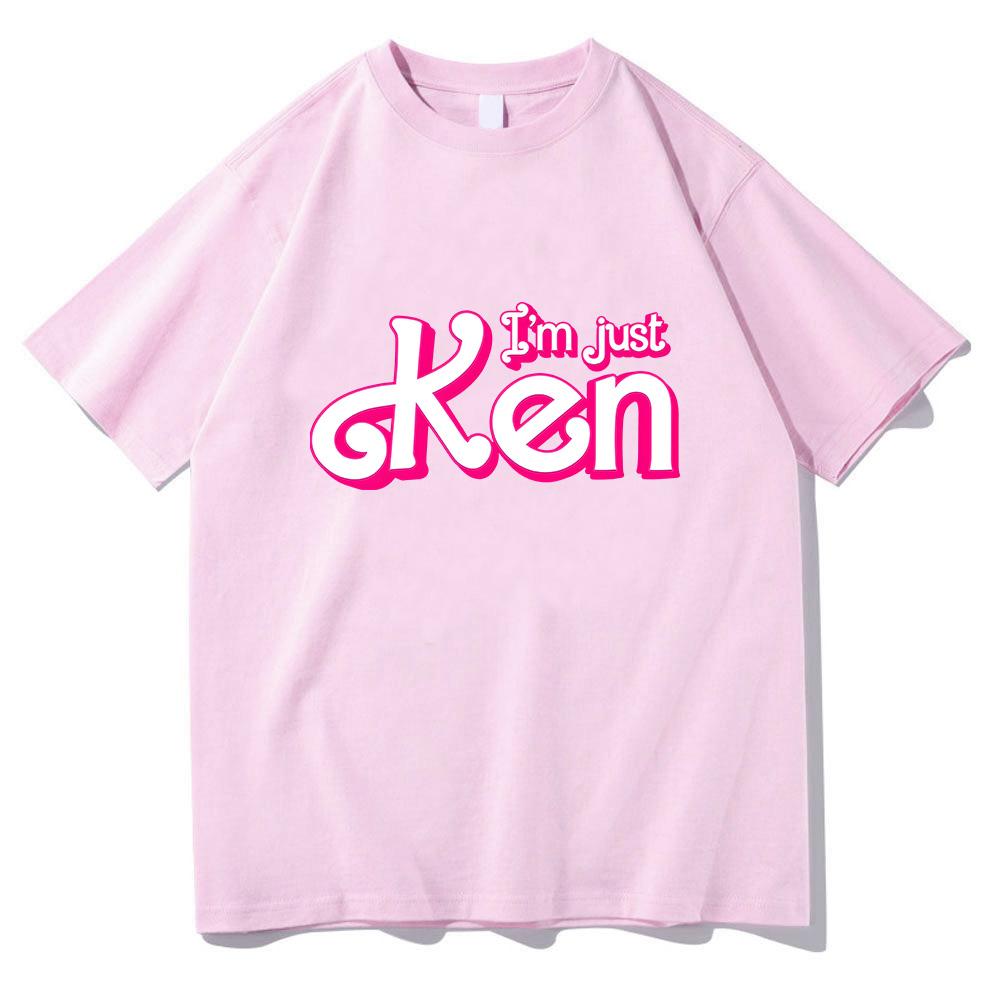 I'm Just Ken RyanGosling T-shir for Spring Round Neck Tee-shirt Graphic Printing Cotton Tshirt Ropa Hombre Comfortable Clothing