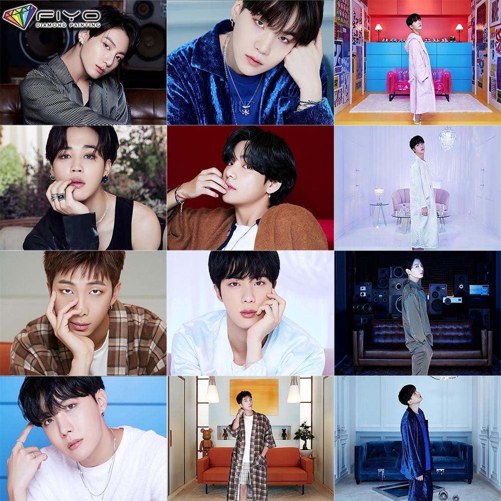 

Алмазная вышивка Корейская группа мальчиков 5D DIY Алмазная картина Вышивка крестом Горный хрусталь