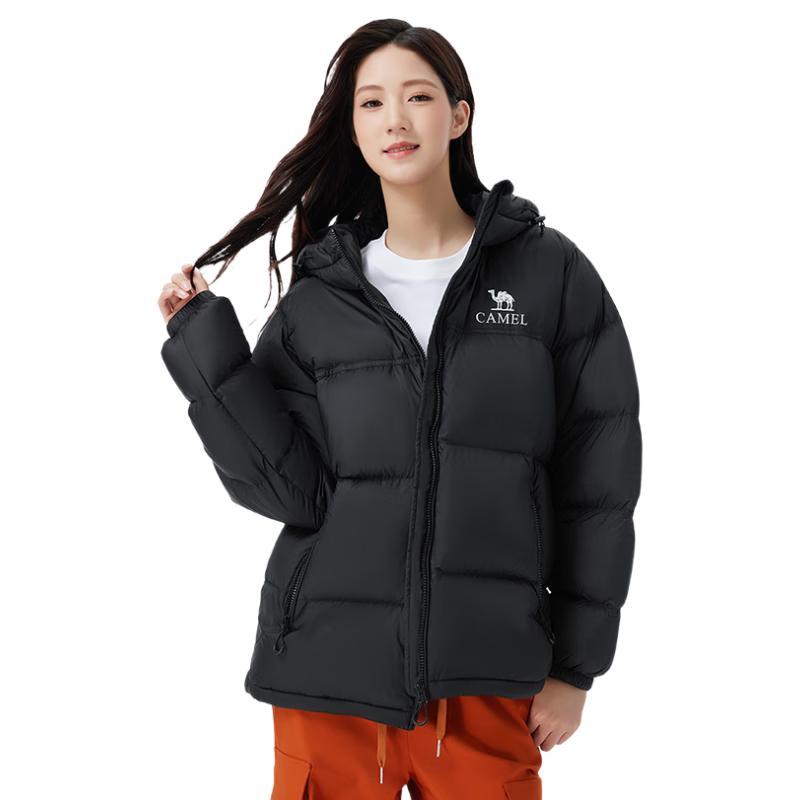 

Camel Unisex Winter Hooded Puffer Down Jacket 3XL