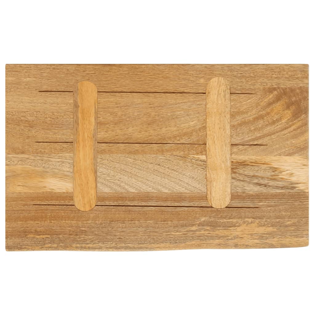 Live Edge Table Top 40x20x2.5 cm Solid Mango Wood