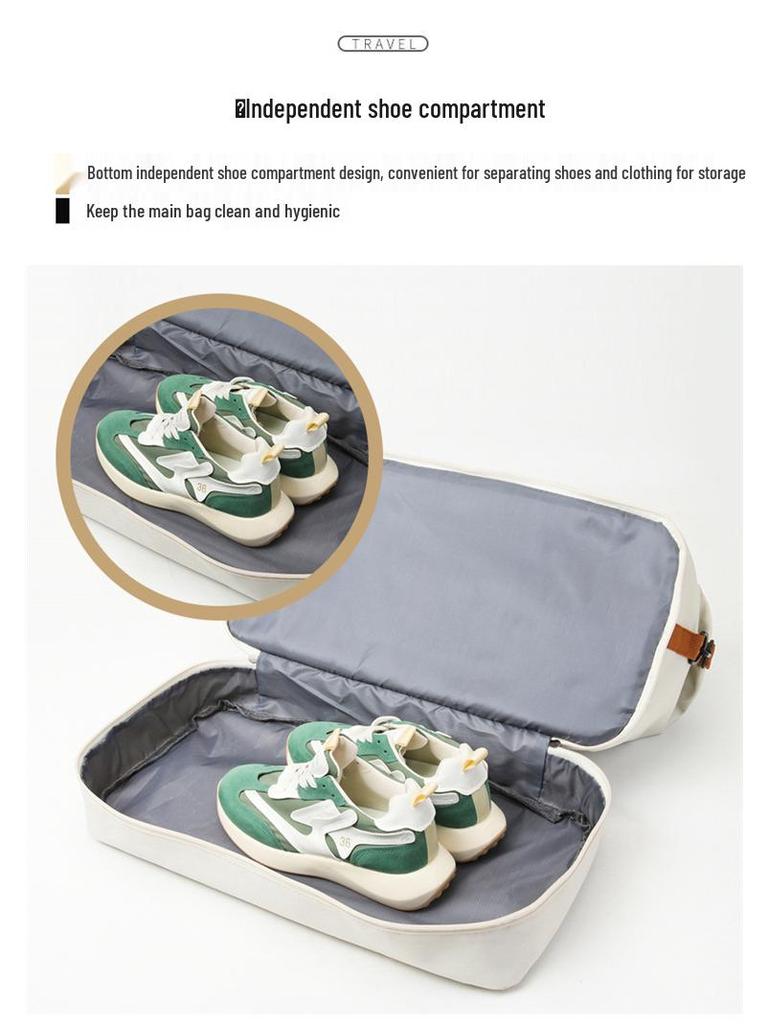 Large Capacity Travel Bag for Fitness, Sports, and Business Trips - Small Luggage & Student Storage Solution
