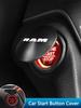 Car Engine Start Stop Button Cover Switch Ignition Ring Decor Car Sticker For Dodge RAM Durango 1500 Charger Caliber Demon Nitro