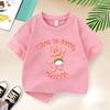 Bears Childrens Clothing Summer Pure Cotton Tshirts for Boys and Girls Fun Cartoon Style Versatile Shortsleeved Tops