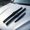 Autoteile für Peugeot 208 14/16/26 Zoll Scheibenwischer-Set 2012-2018, 2 Stück Frontscheibenwischer Windschutzscheibenreinigung & 1 Stück Heckscheibenwischer, Bügellose Leise Direkte Passform
