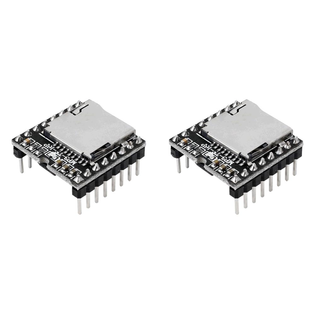 

2/3pcs DFPlayer Mini MP3 Player Module V3.0 16P TF Card U Disk Audio Voice Music Module Board Low Power Consumption for Arduino