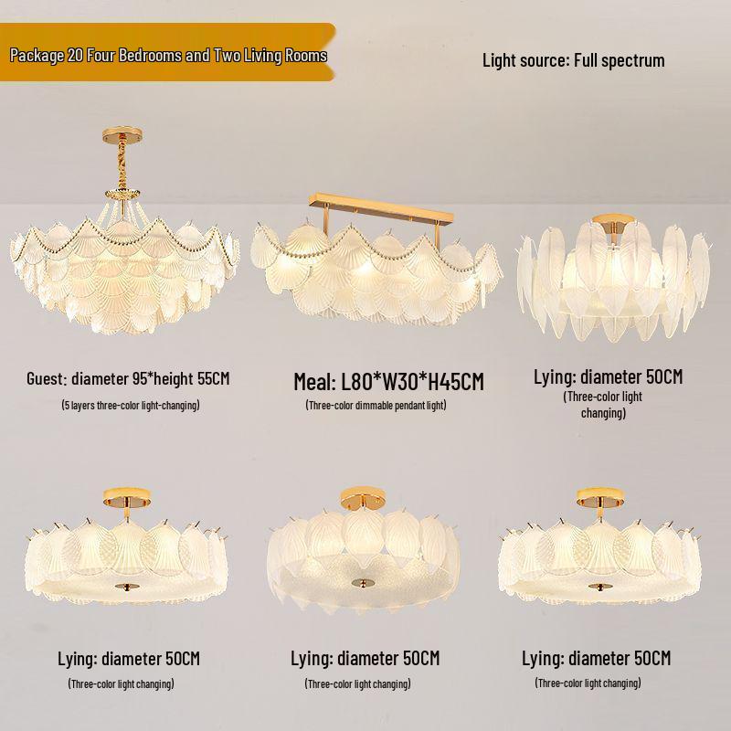 Modern French Crystal Pearl Chandelier for Living Room and Dining Room