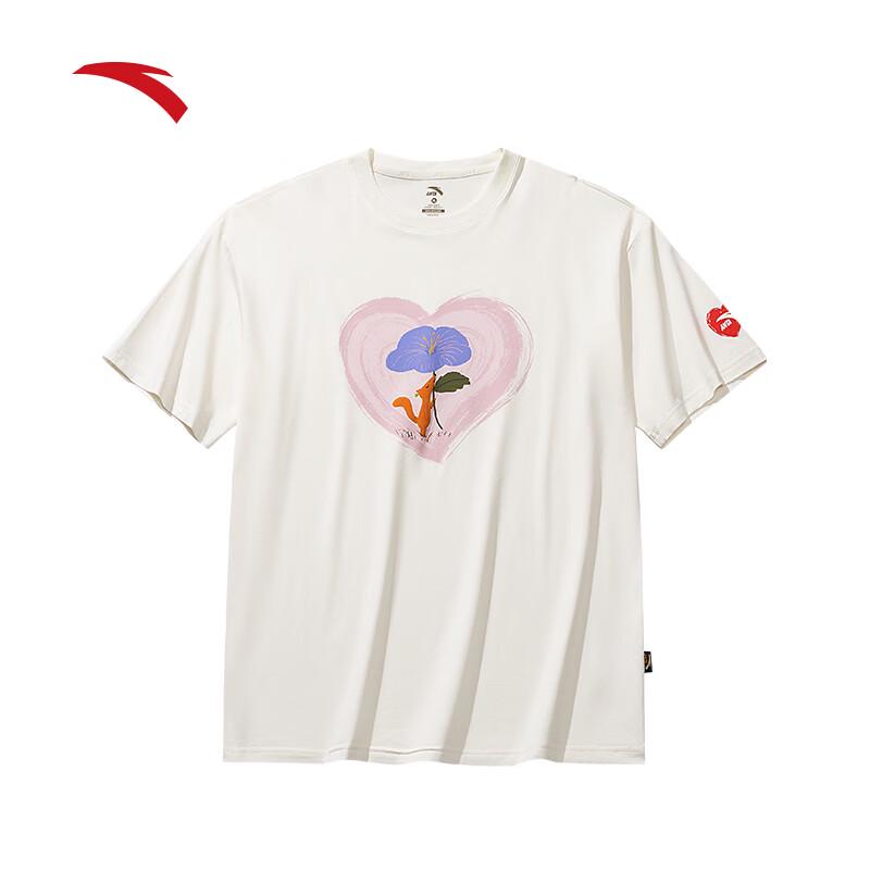 ANTA x Foxibo Collaboration Couple s Casual Short Sleeve T-Shirt XL