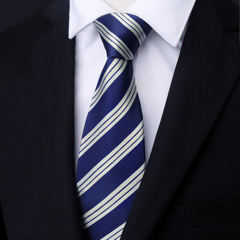 Галстук Мужской Классический Деловая Корейский Жених Свадебный Женский Красный и Черный Галстук Узкий 8.5см Полоска Британский Стиль