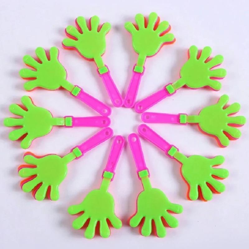 

10Pcs Mini Hand Clappers Noisemakers Cheering for Sporting Events Game Day Birthday Party Favors Small Toy