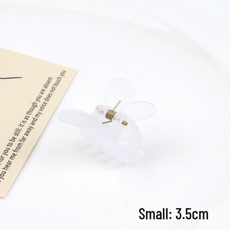 2024 Spring/Summer Matte Jelly Butterfly Hair Clip for Kids