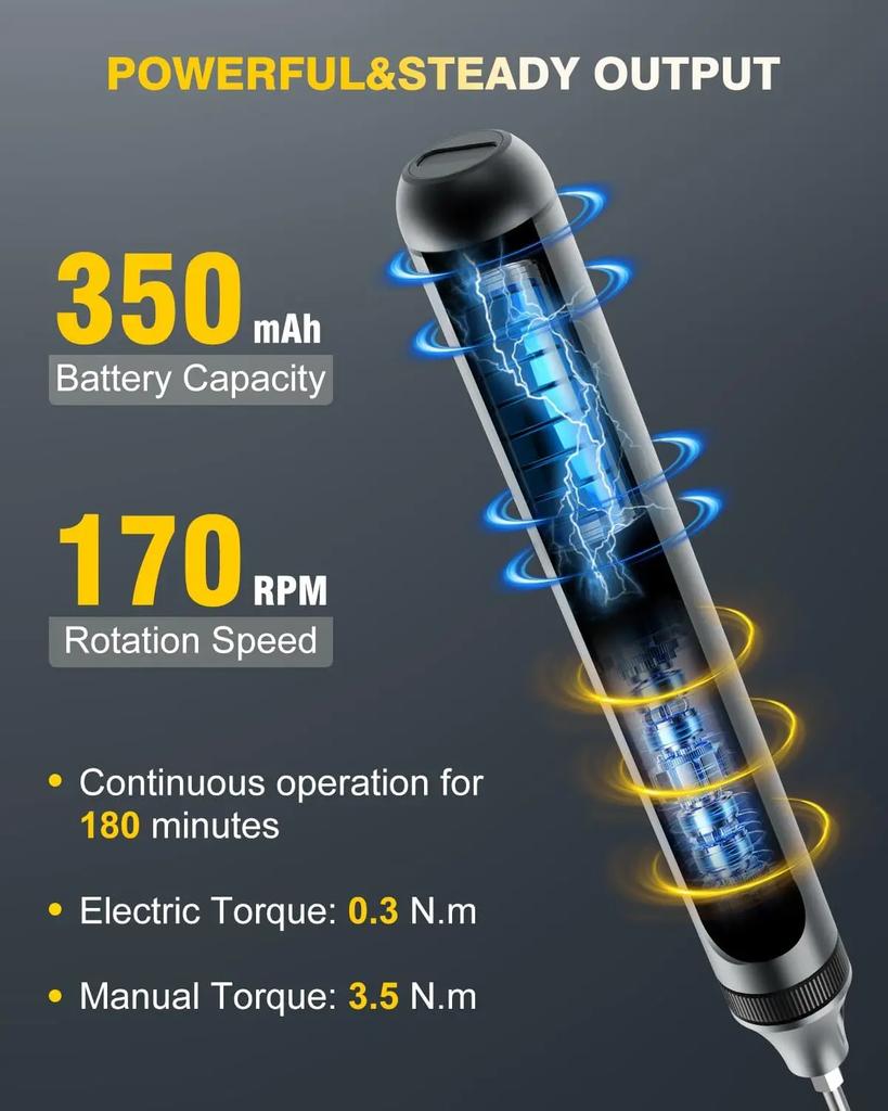 Mini 51 in 1 Precision Electric Screwdriver Set Magnetic Bits Storage  for Electronics Phone Camera PC Watch Power Repair Tools
