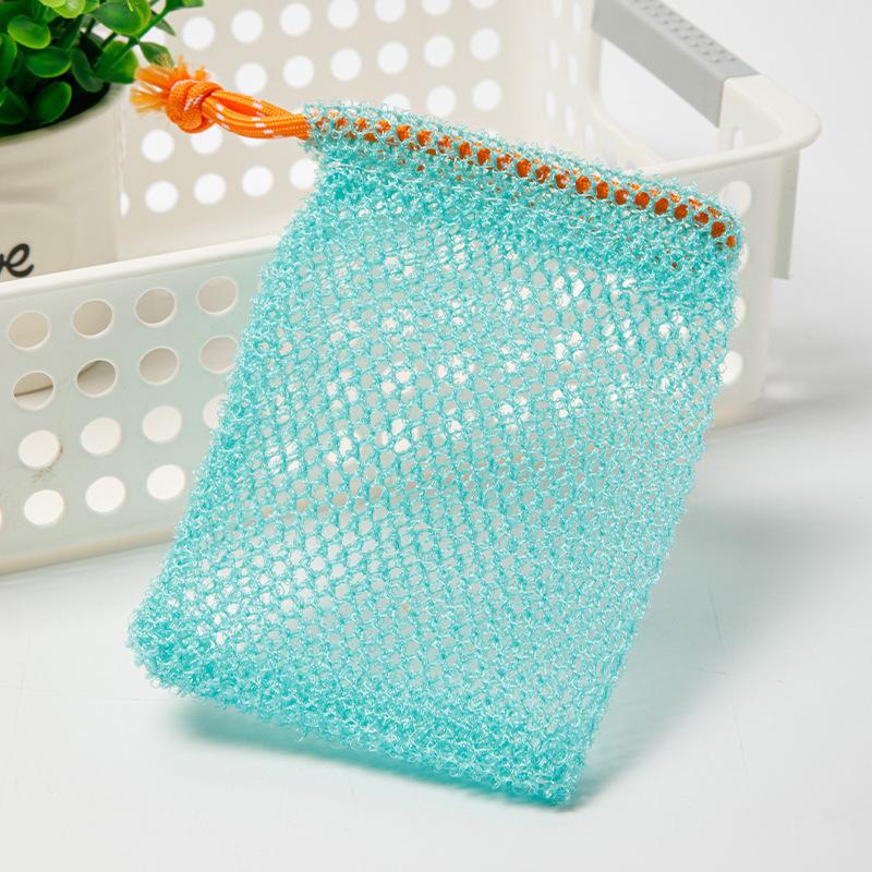 

Утолщенный нейлоновый мыльный мешок, мешочек для мыла, много пузырьков, пенопластовые мешочки, отшелушивающие мешочки для мыла в душе, карман для мыла светло-синий