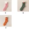 Christmas gift Comfortable Women Santa Claus High socks Cute Coral fleece Stocking Winter Warm