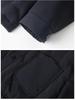 Men's White Shirt-Style Duck Down Jacket: Single-Breasted, Lapel, Warm, Business Casual Coat for Middle-Aged.