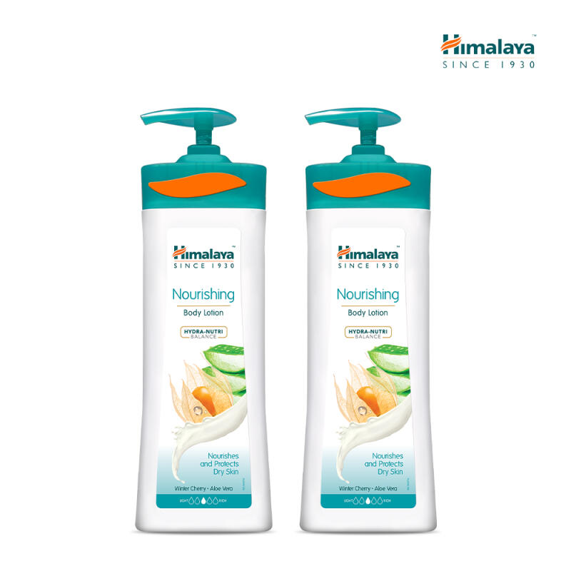 [Nimwash 10ml + Lip Balm 5g Free] Nourishing Body Lotion 400ml x2