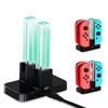 Colorful Switch Charging Dock For Joycon Controllers With Four Ports And Stylish Design
