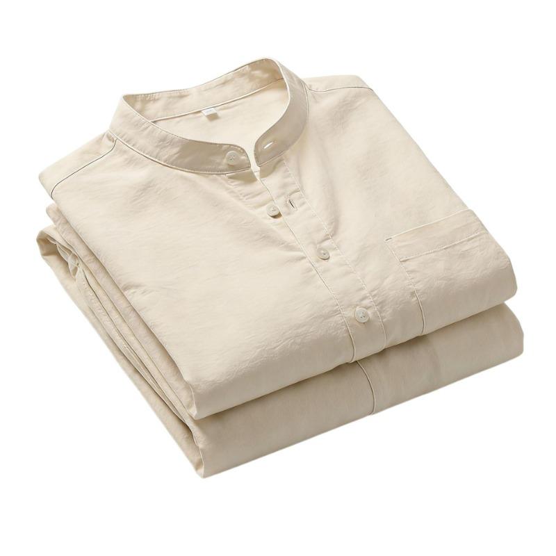 Ärmelloses Henley-Hemd für Herren aus Leinenmischung mit Brusttasche, Mehrfarbig, Lässiges Sommer-Tanktop