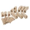 Right Track Toys Compatible with Thomas Wooden Train Track Set 52 Piece Pack Including All Major Brands 100%