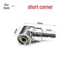 Universal Right Angle Flexible Screwdriver Attachment with Electric Drill Connection