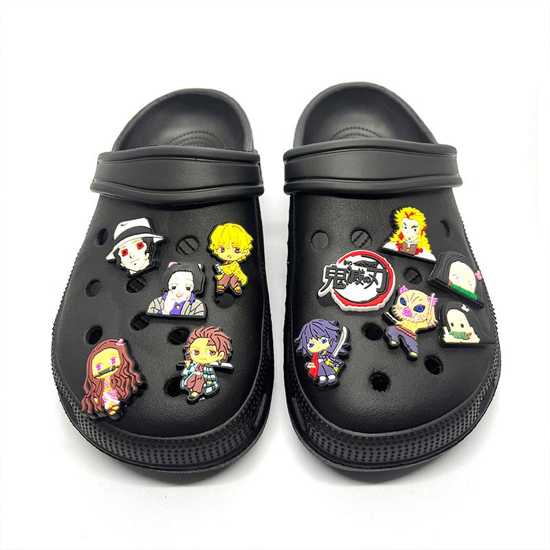 11Pcs Ufotable Series PVC Shoe Charms Decoration Shoe Accessories
