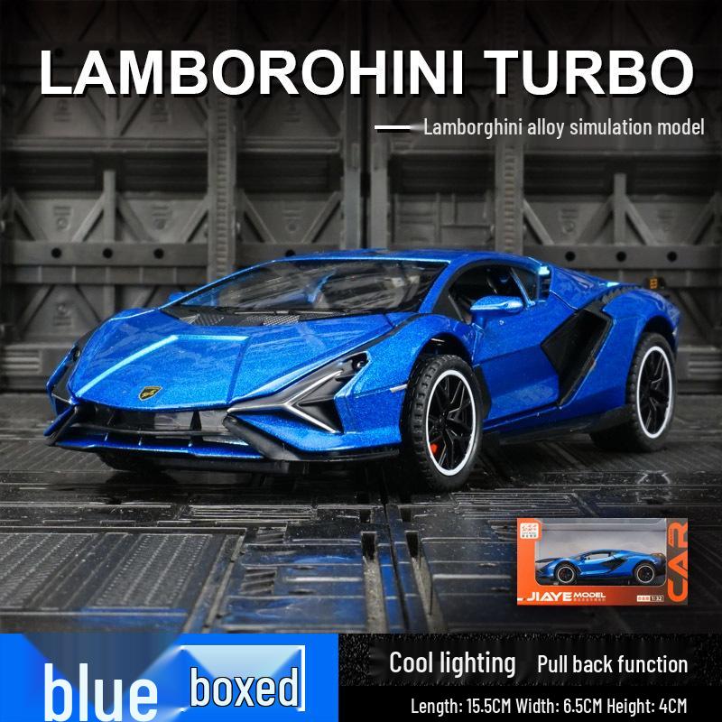 

Jiaye VB32613 SIAN Alloy Lambo Racing Car Model Toy синий