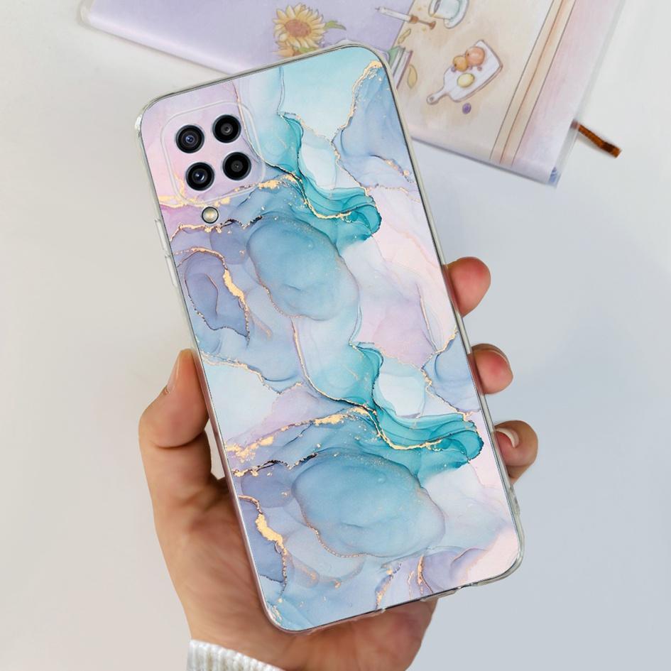 For Samsung M32 Case Galaxy M32 SM-M325F Cover Cute Fashion Flower Cartoon Soft Cases For Samsung M22 F22 M52 5G SM-M526B Bumper