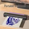 A4 Mini Thermal Printer for Tattoo Transfer, Matte Finish, Mobile Compatible, Portable for Home/Office Use.