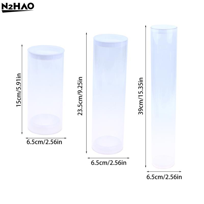 Transparent Badminton Ball Holder Compact Versatile Acrylic Shuttlecock Storage Tube Organizer For Sports Supplies