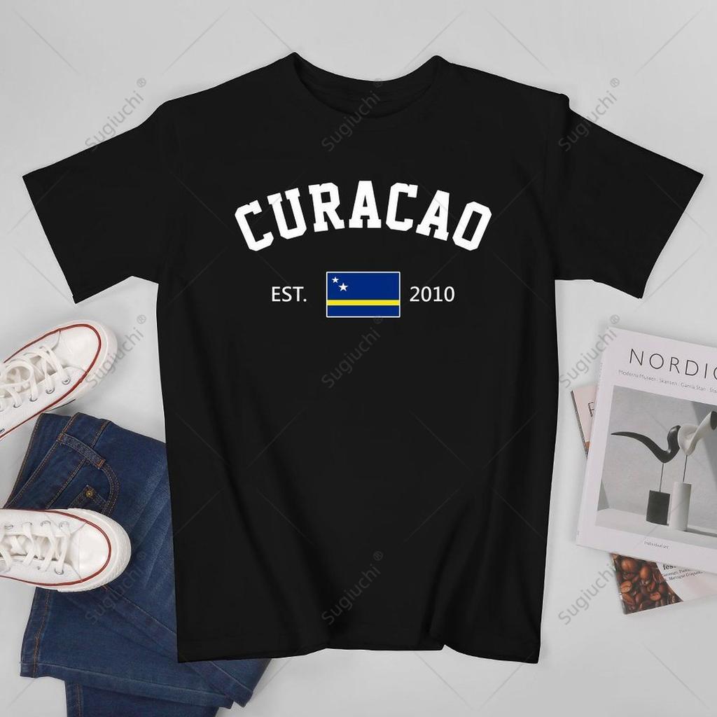 Unisex Unisex Curacao Est2010 Independence Day Tshirt Tees T Shirts WoUnisex Boys 100 Cotton TShirt