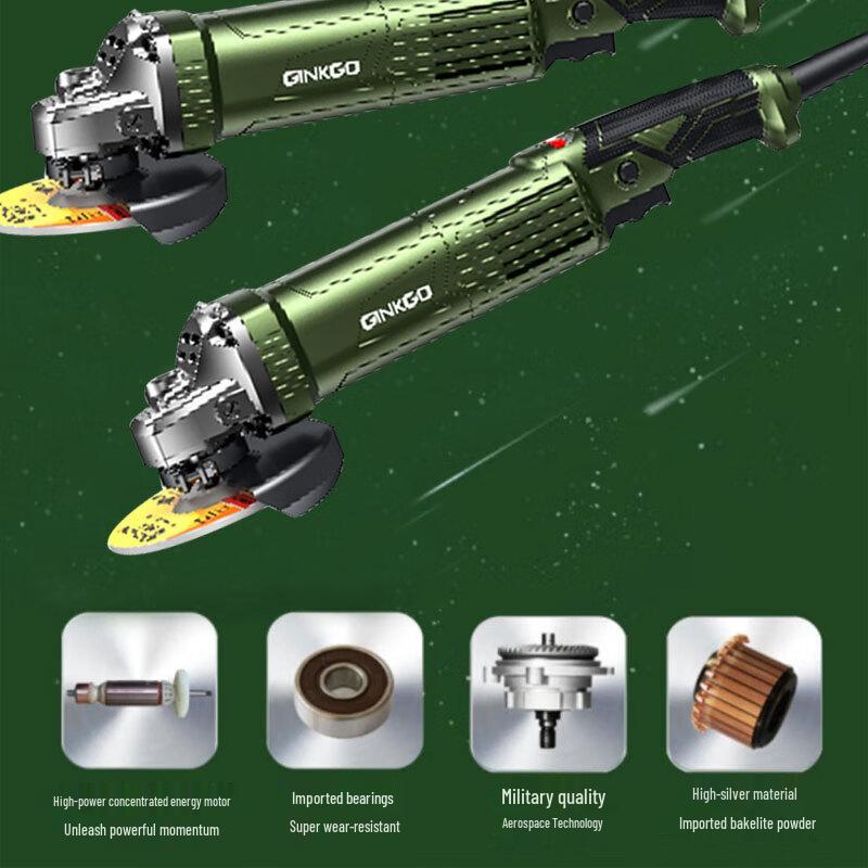 Jinke Wo G1255T 1300W Angle Grinder CN plug (adapter included)