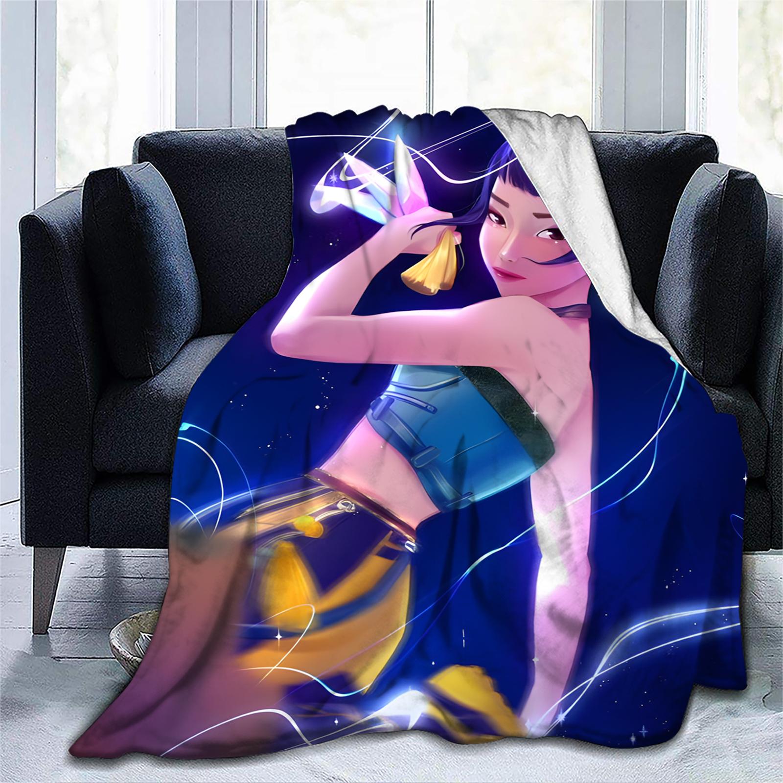 

Фланелевое цифровое печатное одеяло, кондиционер, одеяло для дивана, подарок для девочки One Size