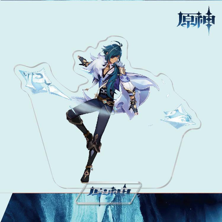 Game Anime Model Open World Impact Acrylic Cosplay Character Stand Painted Desk Decor Ornament Gift 15cm