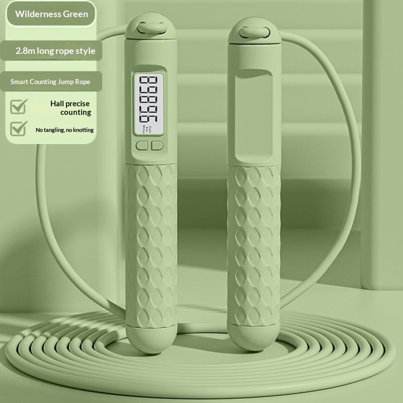 Electronic Counting Jump Rope Accurate Counting Anti-slip Grip for Men Women Home Gym Workout Sports
