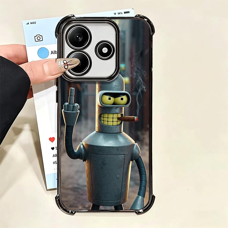 Cartoon Funny F-Futuramas Soft Phone Case For Xiaomi Poco X7 X8 Pro Max X6 X5 X3 F8 Ultra F7 M8 M7 M5S Redmi 15C 15A 15 14C 13C