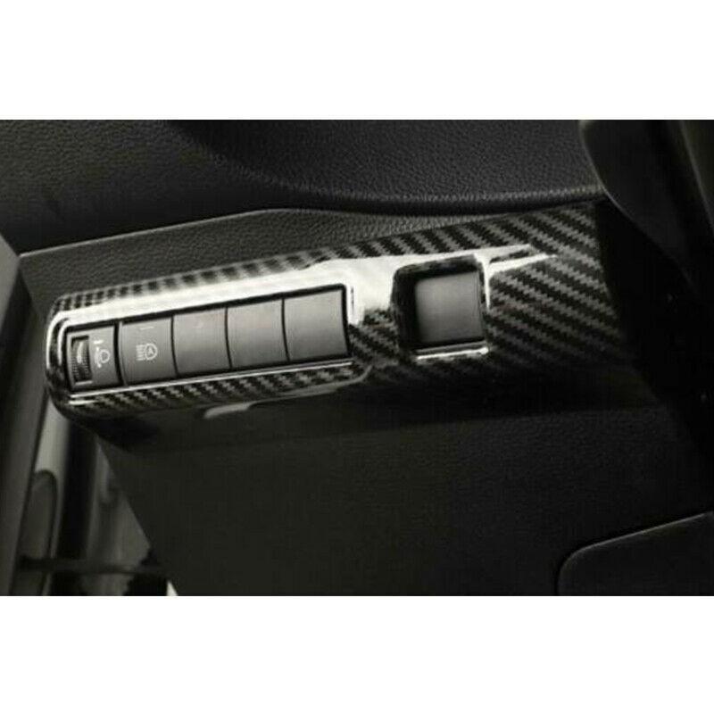 For Toyota Corolla 2019-2024 ABS Carbon Fiber Headlight Adjustment Frame Trim