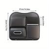 PU Leather Car Trash Can 2-in-1 Back Seat Auto Garbage Bin with Tissue Organizer Vehicle Waste Container