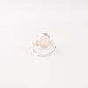 Natural Rose Quartz Gemstone 925 Sterling Silver Jewelry Handmade Ring For Girls RR-66-24