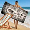 Spurs  Logo Print Beach Towel, Large Soft Quick Dry Towel for Beach Camping Swimming