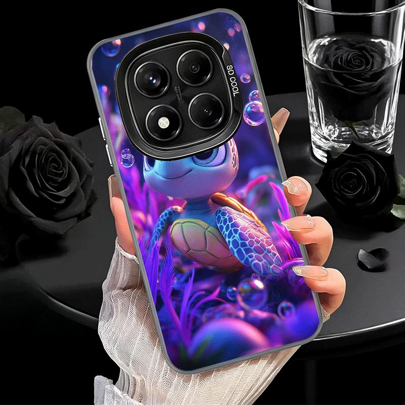Cartoon Ocean Sea Turtle Soft Phone Case for Xiaomi Redmi Note 13 14 15 Pro Plus 12S 12 11S 11 11T 10S 10 Shockproof Cover Back
