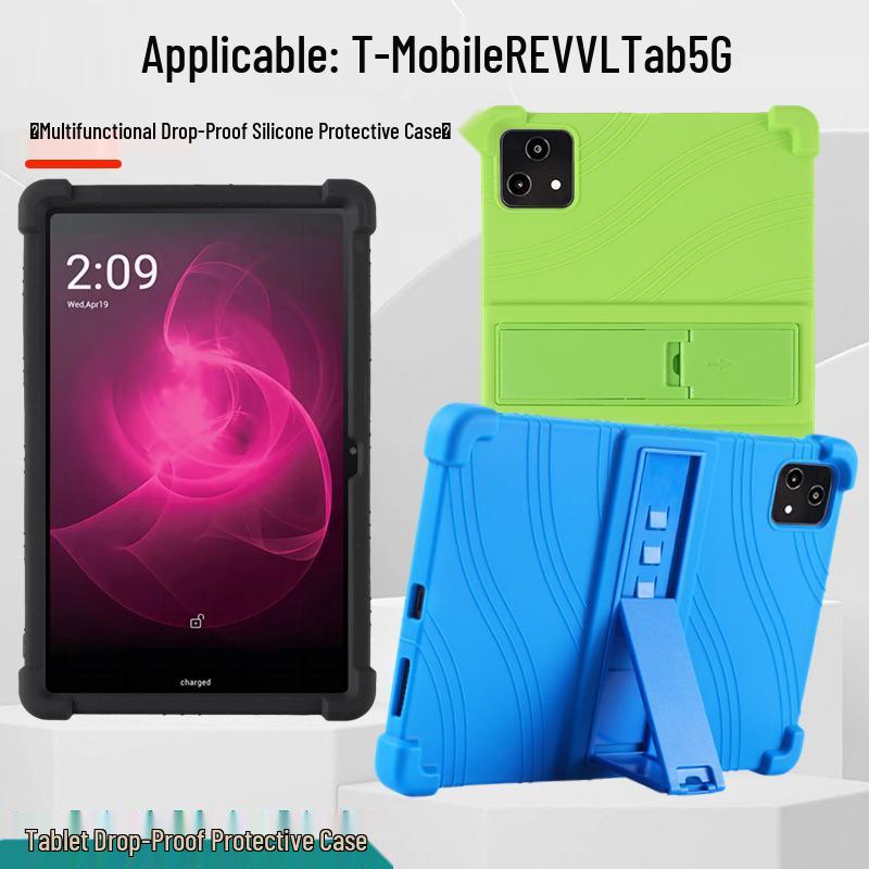 T-Mobile REVVL Tab 5G 10.36  Drop-Proof Silicone Case nero