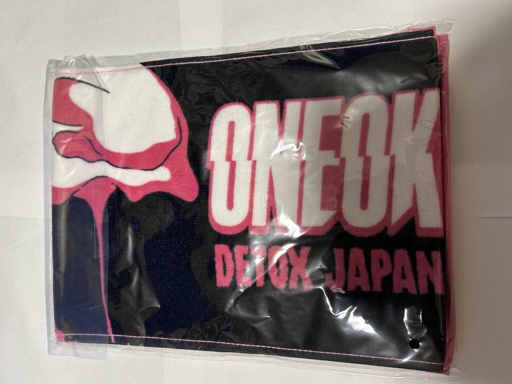 ONE OK ROCK 2025 DETOX JAPAN Merchandise Handtuch Schal Handtuch (B.: Rosa)