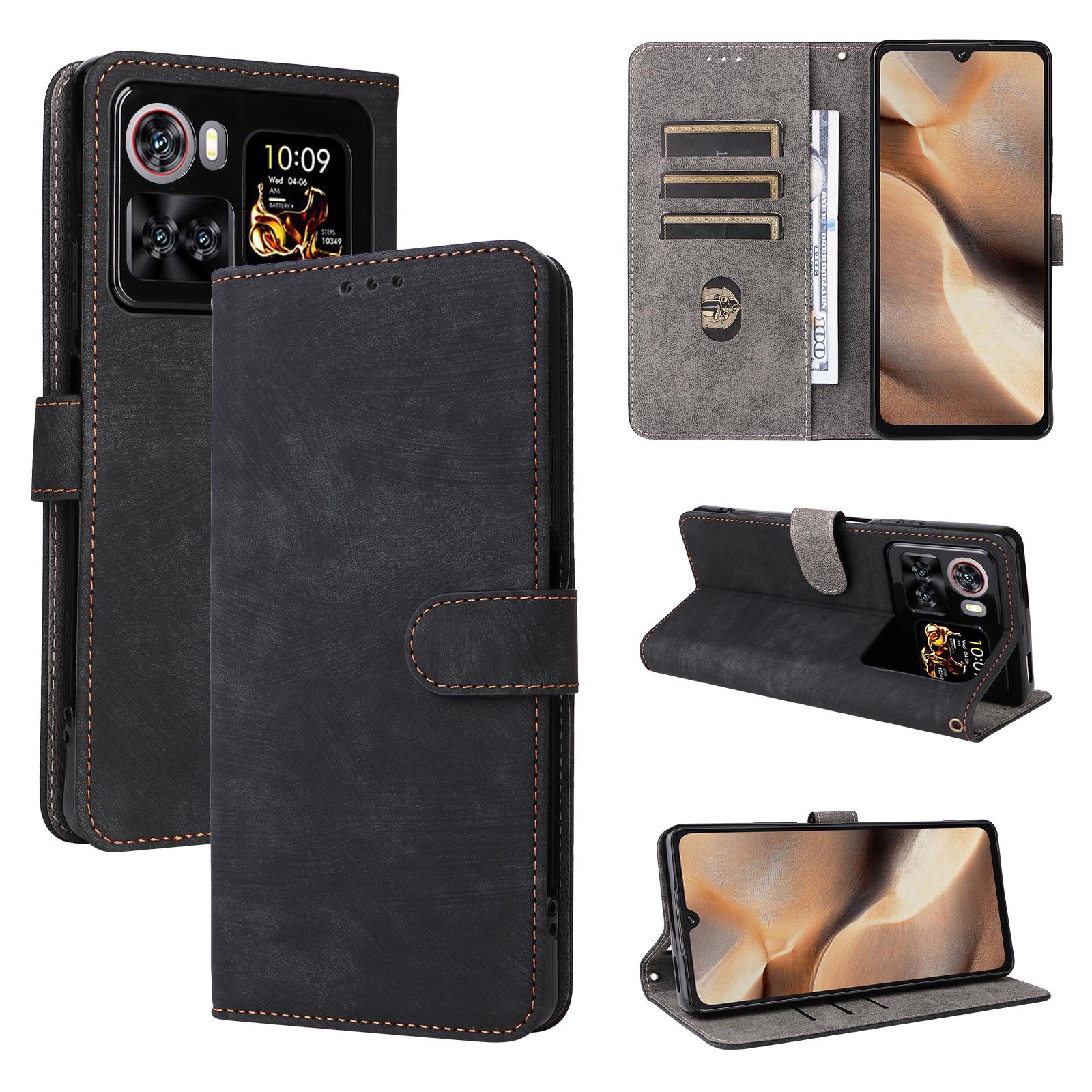 

Чехлы-книжки для Cubot X100 из искусственной кожи, полная защита корпуса с [блокировкой RFID], чехлы для телефона, обложка-кошелек for Cubot X100 чёрный