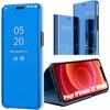 Protective Case - E.F.CONNECTION - iPhone 12 Mini - Mirror Effect - Rigid Flexible - Blue