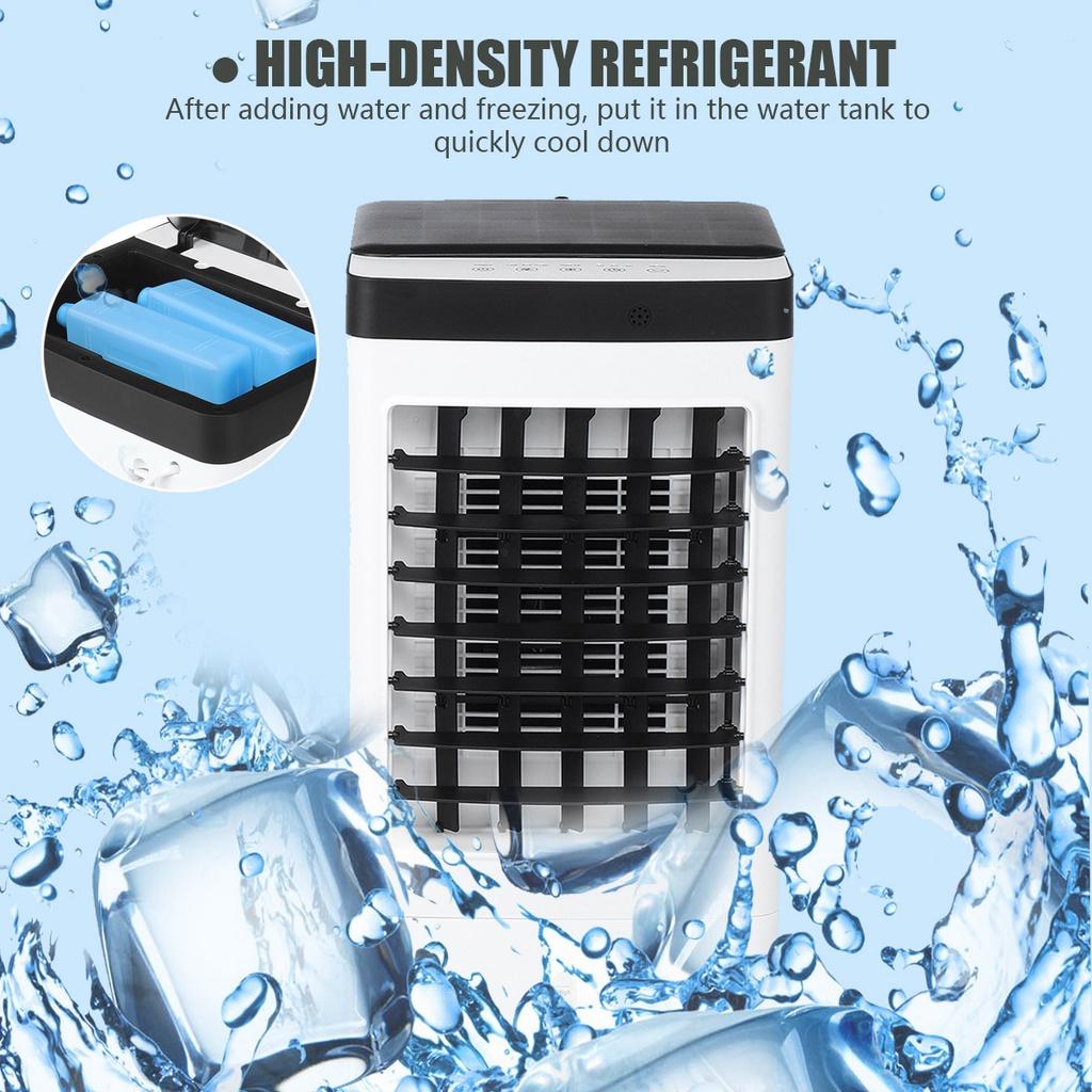 10L Mobile Cooling Fan Air Conditioning Fan Refrigeration Water Cooling Fan Water Tank Portable Air Conditioner Remote Control
