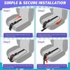 Pregnancy Seat Belt Regulator Easy To Install Adjustable Care Belt Adjuster Relieves Pressure Seat Safety Belt Adjuster