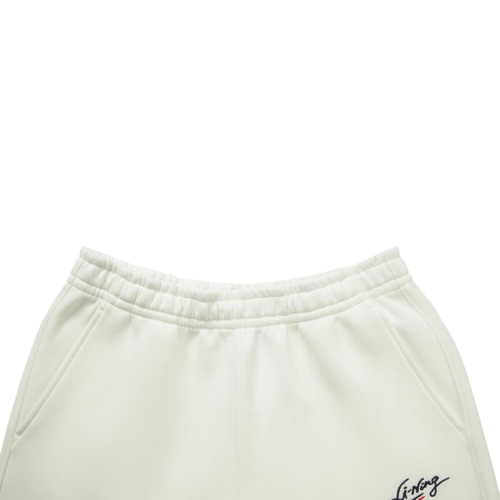 Li Ning Sports Lifestyle Series Letter Embroidery Brand Logo Knitted Sports Pants Women Pants AKLV836-1